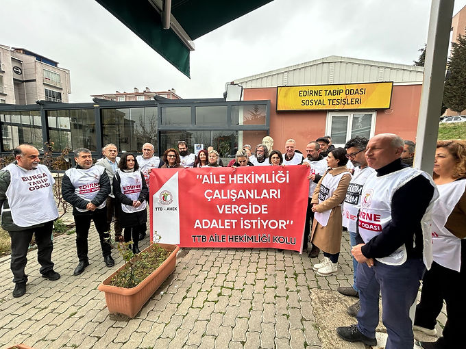 Basın açıklaması ve katılımcılar