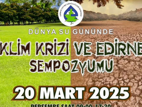 İklim Krizi ve Edirne Sempozyumu önizleme görseli